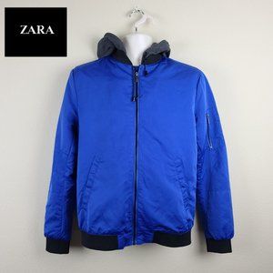 Zara Bomber Hooded Jacket